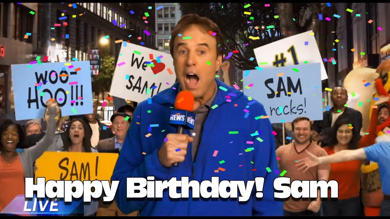 Happy Birthday! Sam's Banner