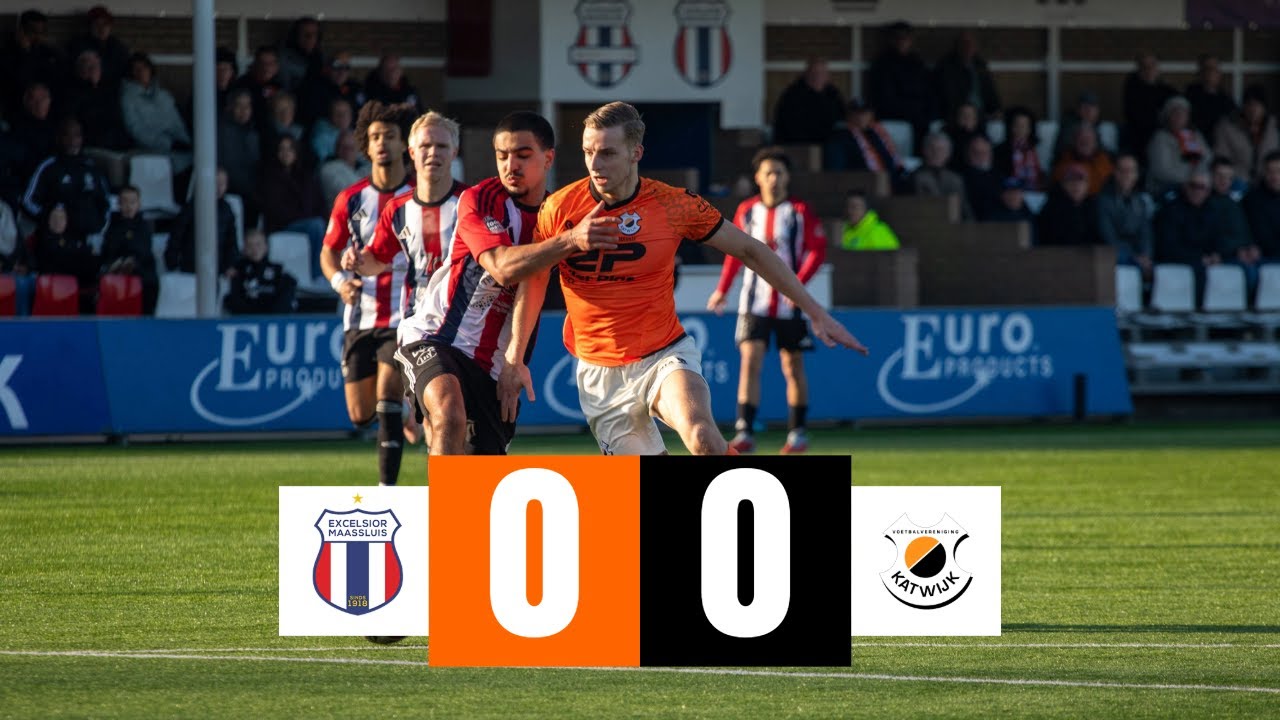 Katwijk weet geen potten te breken tegen Excelsior Maassluis | VVKatwijkTV