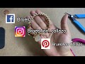 pulsera facil de cuero y perlas #alambrismo #bisuteria #pulseras
