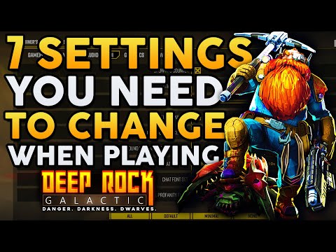 7 Settings You Need To Change In Deep Rock Galactic!