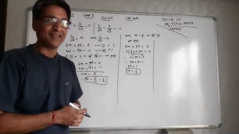 MATHEMATICS LECTURE-12 CHAPTER 3 LINEAR EQUATION IN TWO VARIABLES ----EX 3.6