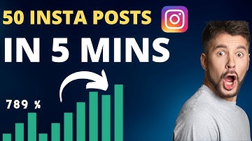 How to Create 50 Instagram posts in 5 minutes with Chat GPT and Canva ?