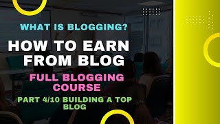 Create FREE BLOG & Earn Money Online | What is Blogger Full Tutorial Part 4/10 Building a brand top