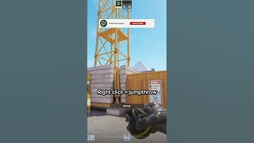 OVERPOWERED Vertigo Ramp Nade Combo - CS2 Tips #shorts #cs2