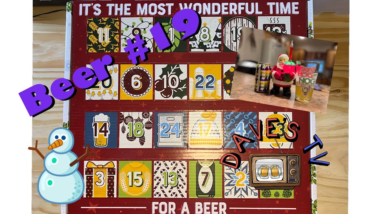 Aldi Christmas Beer Advent Calendar- Hoppy Lager (Beer #19) #aldi #