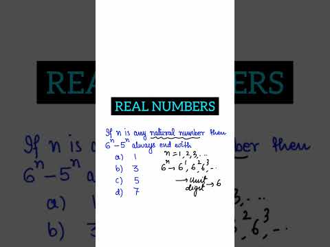 🔥 Real Numbers MCQ 39 | Class 10 Maths 😱 Chapter 1 | UP Board • CBSE 💯