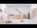 Modular wall fixtures for shop interiors - Avenir
