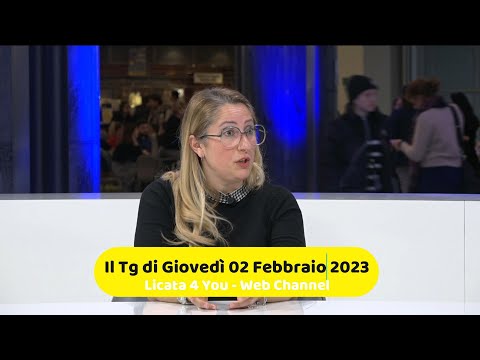 📺Il TG di Giovedì 02 Febbraio 2023 / Licata / Bruxelles