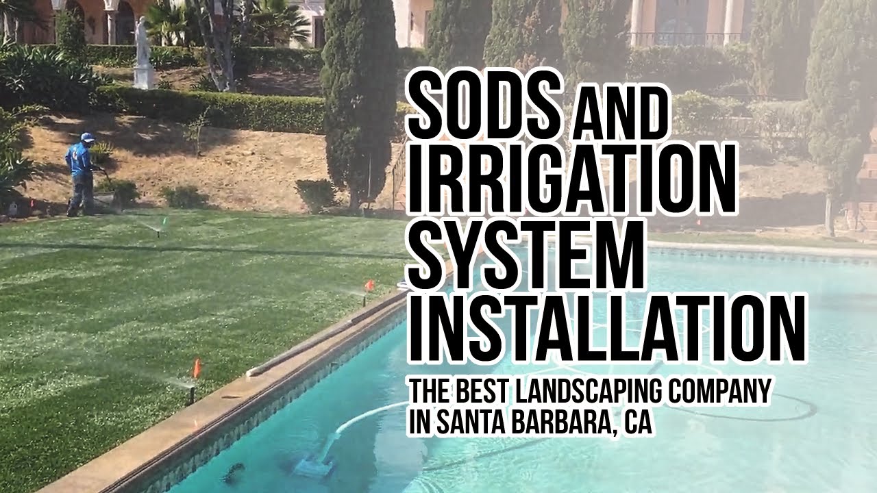 Sods And Irrigation System Installation By The Best Landscaping Company