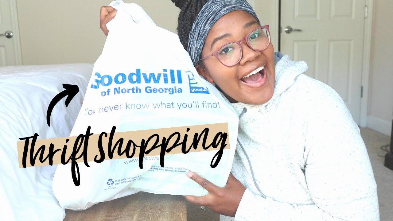 come thrift with me + thrift haul Ashleigh Lauren YouTube