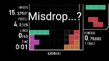 when you misdrop a perfect clear but it somehow works