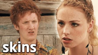 Relationships Develop At The Beach Party | Skins