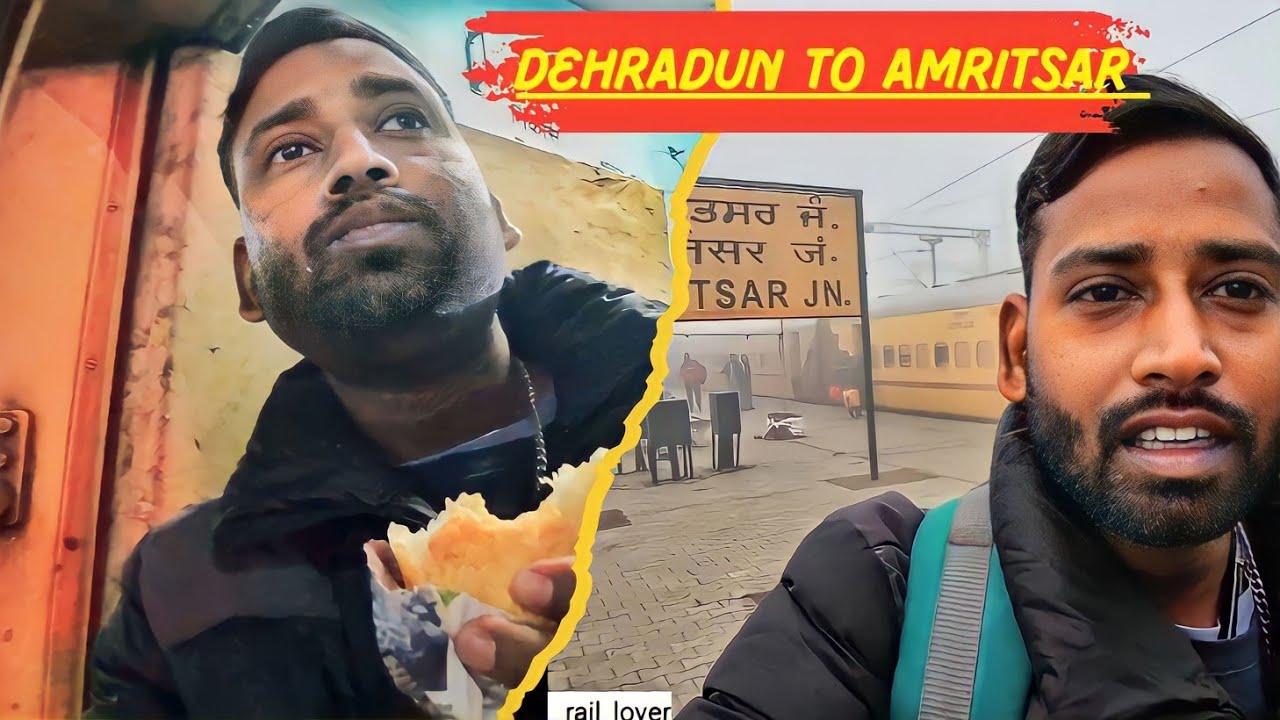 14631 Amritsar Xpress Dehradun to Amritsar train journey - YouTube