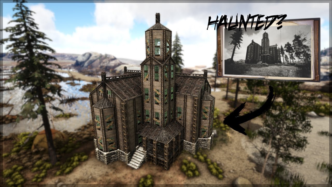 I Built a Creepy Abandoned Mansion in ARK Survival Evolved Speed