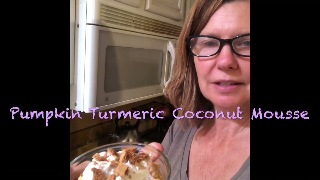 Pumpkin turmeric coconut mousse. An easy pumpkin mousse! Holiday desserts from Facebook recipes