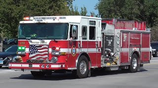 Western Springs Fire Dept Engine 1711 Responding