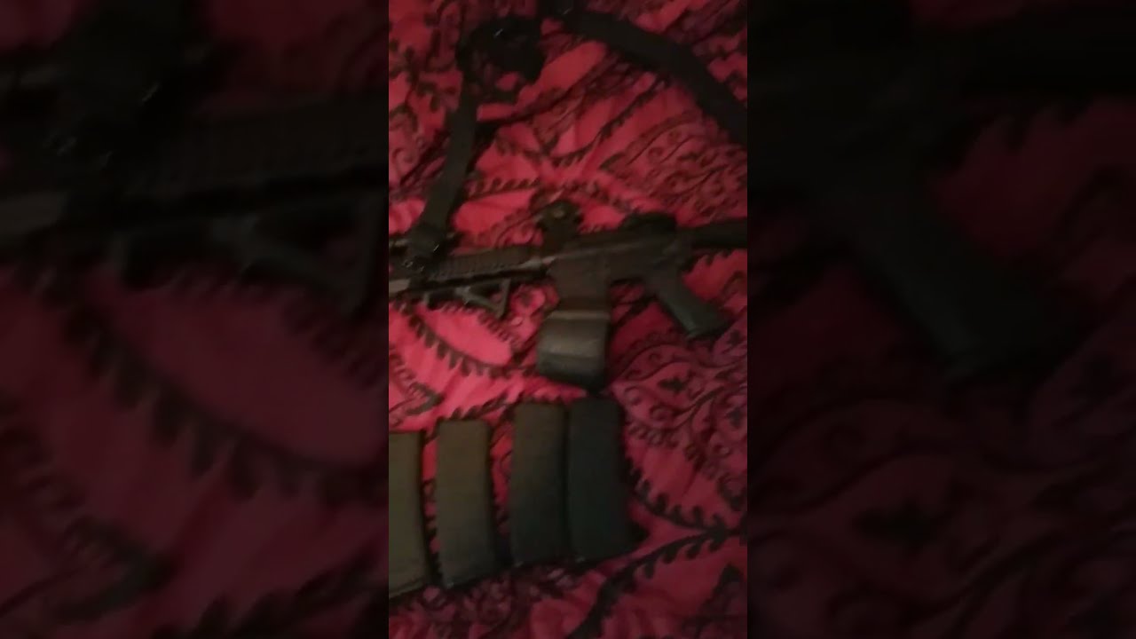 My Ruger AR 556 With A 60 Round Drum
