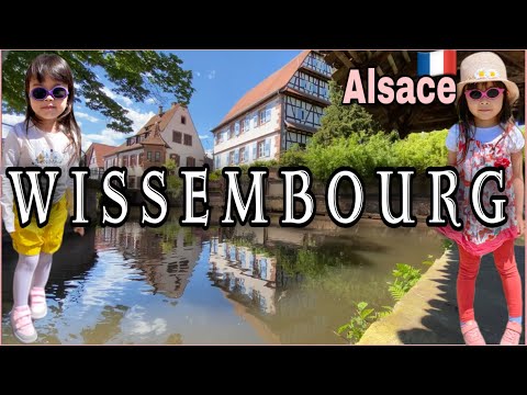 Wissembourg - Walk in Alsace France Village | ฝรั่งเศสล่าสุด เมืองเก่าโบสถ์ใหญ่