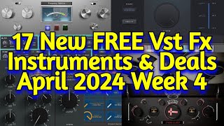 17 Best New FREE VST Plugins, Vst Instruments, Sample Packs & Plugin Deals - APRIL 2024 Week 3