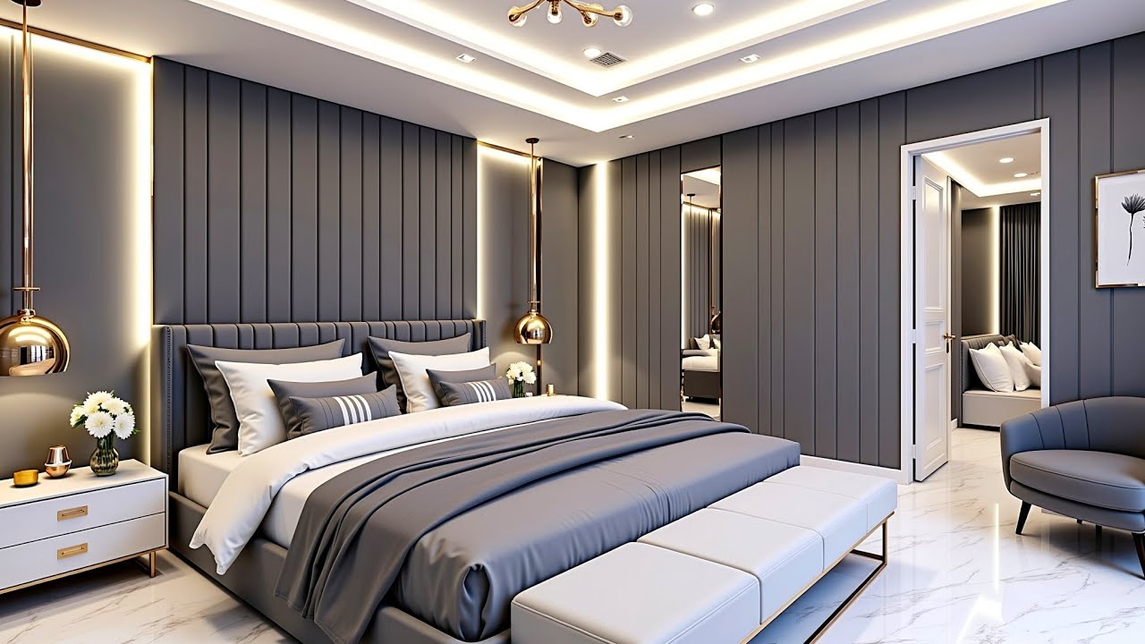 200+ Luxury Modern Bedroom Design Ideas 2025 | Elegant Bed Designs ...