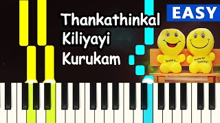 Video thumbnail of "Thankathinkal Kiliyayi Piano Cover  | Indraprastham  | Malayalam Piano Tutorial 2020"