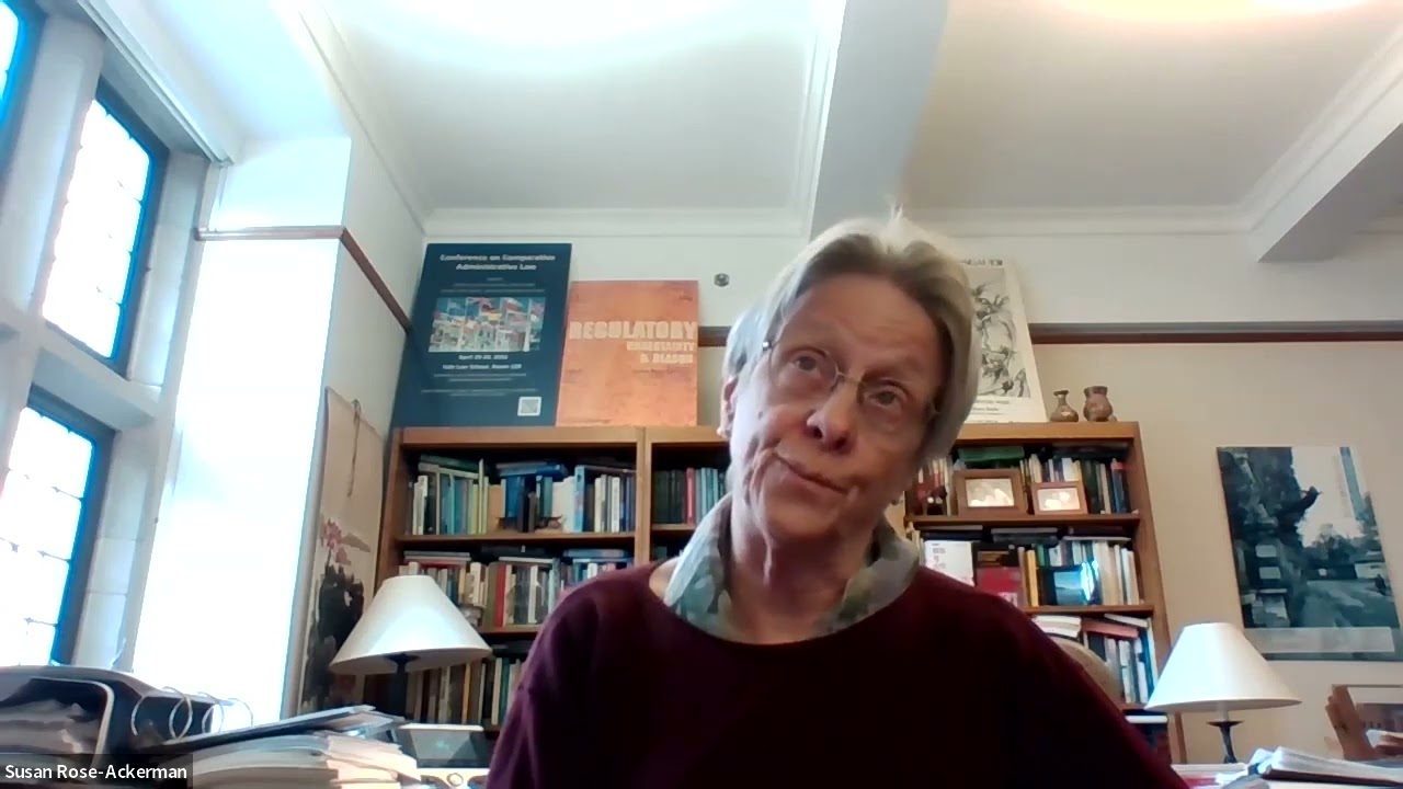 Law Library book talk with Professor Susan Rose-Ackerman, Democracy and Executive Power