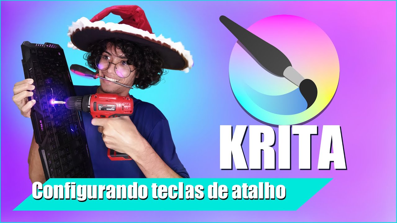 KRITA - Configurando teclas de atalho   EP 02