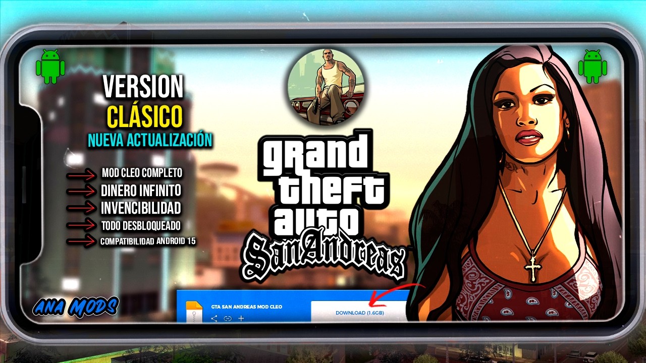 GTA SAN ANDREAS MOD CLEO MOBILE PARA ANDROID EN 2026 GTA SA CLEO ...