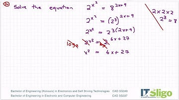 Revision 14 Indices Leaving Cert Higher Level Maths