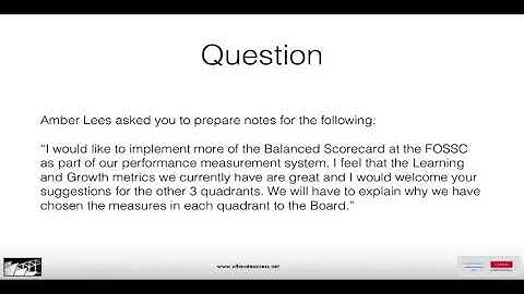 CIMA MCS Part 1 of 10 - Performance Measurement