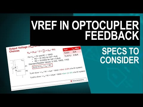 Shunt Reference Considerations for Flyback Converters with Optocoupler Feedback