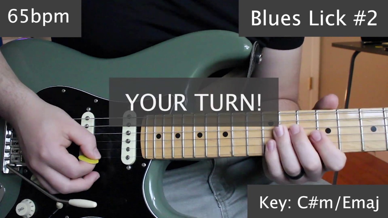 Electric Guitar Lick of the Week Blues Lick 2 YouTube