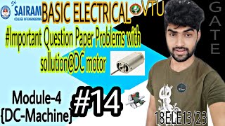 DC Motor Problems #6 Module 4