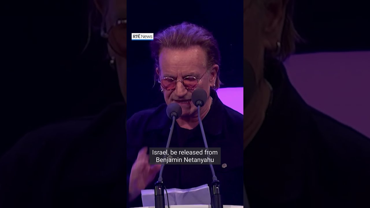Bono Calls For End To War During Speech At Awards Ceremony