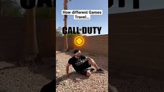 How Different Games Travel… #Shorts #Gaming