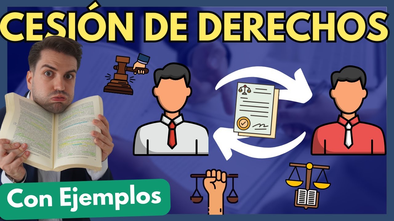 🔵 CESIÓN DE DERECHOS【TODO lo que debes SABER😱 con EJEMPLOS en MINUTOS】