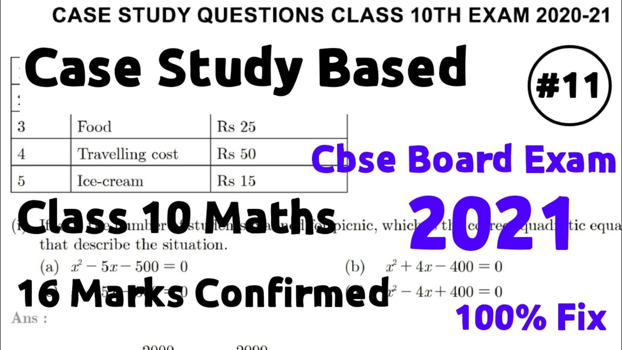 case study questions class 11 maths 2021