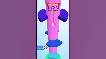 Helix Jump: ASMR Level 174 #helixjump #mobile #shorts