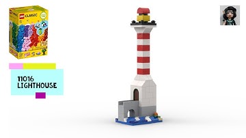 LIGHTHOUSE Lego classic 11016 ideas How to build easy