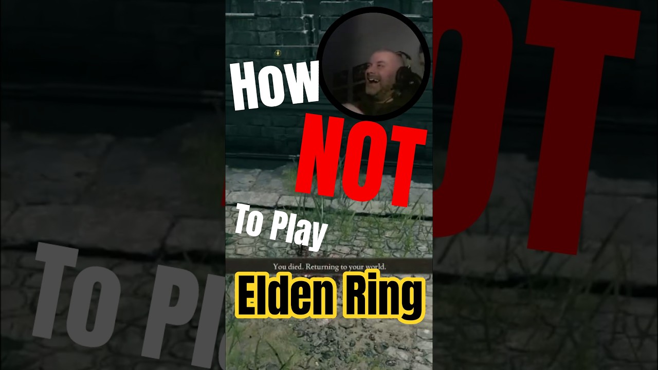 How NOT to play Elden Ring!!!  #multiplayer #gaming #funny