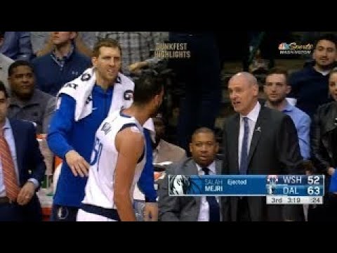 Salah Mejri Got Ejected and Didn't Want To Leave The Court！Coach:''Get The Fuck Outta Here！''