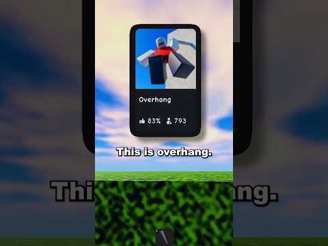 Game Name: Overhang (Roblox) #roblox #robloxgames #funrobloxgames #shorts #shortsfeed