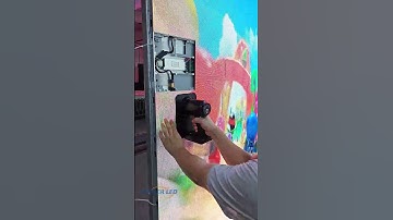 EA250WH1 Indoor Wallpaper Front Service LED Display Video Wall#ledvideowall #shorts #eagerled