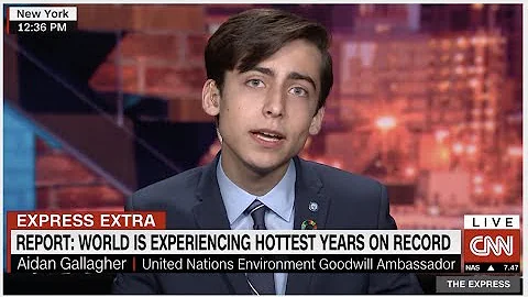 CNN International interview with Aidan Gallagher