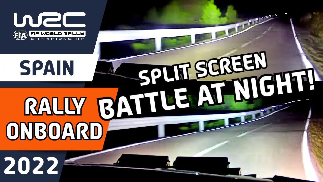 Split Screen Rally Onboard - Sordo Vs Neuville | WRC RallyRACC - Rally de España 2022