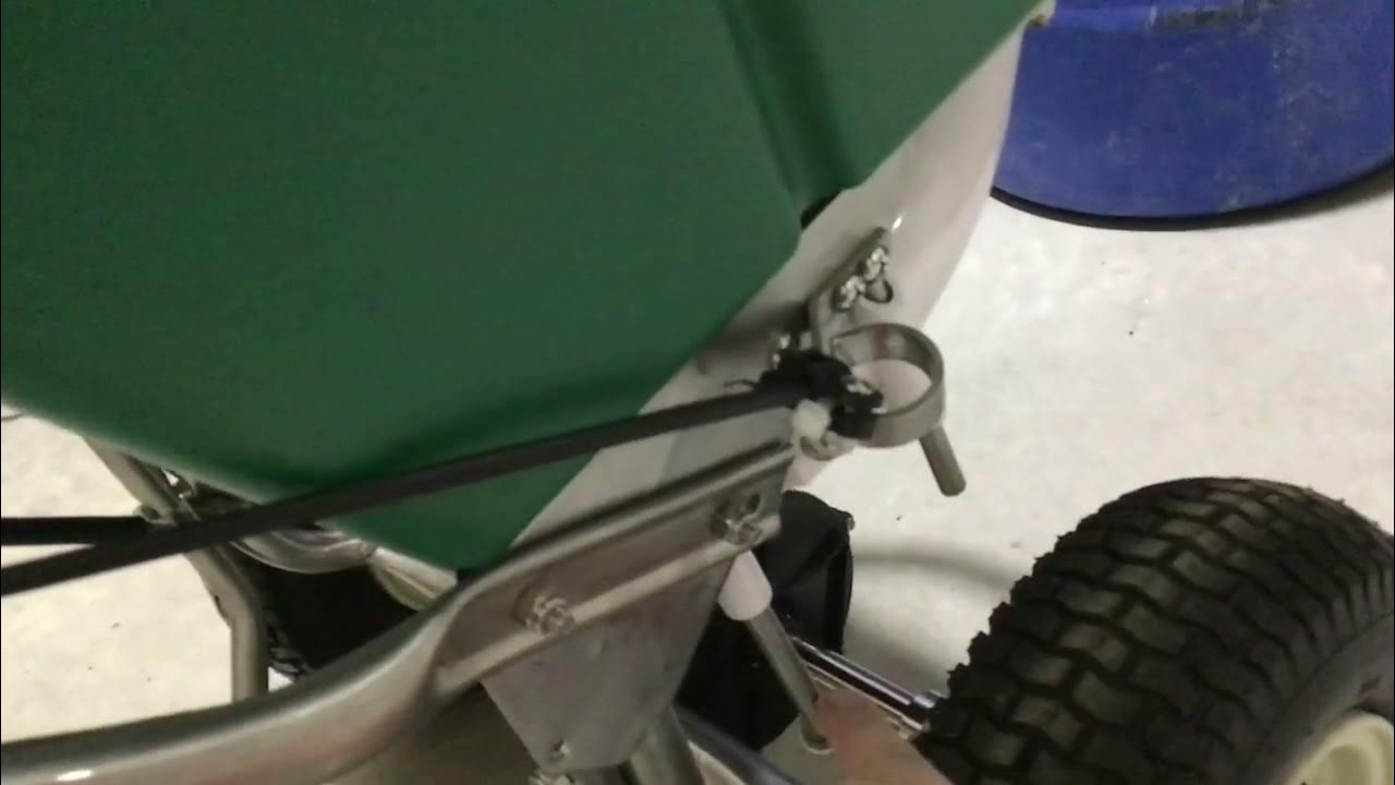 Lesco spreader remote deflector DIY YouTube