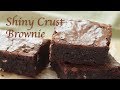 [Eng SUB]촉촉한 브라우니, 윤기나는 크러스트 팁/Shiny Crust Brownie. Between fudgy and cakey.