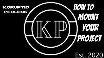 How To : Mounting Your Perlerbead Project On A Canvas By Koruptid Perlers