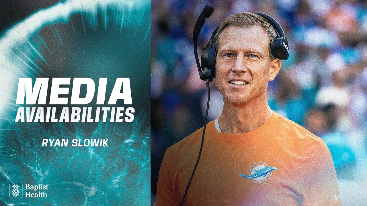 Ryan Slowik meets with the media | Miami Dolphins