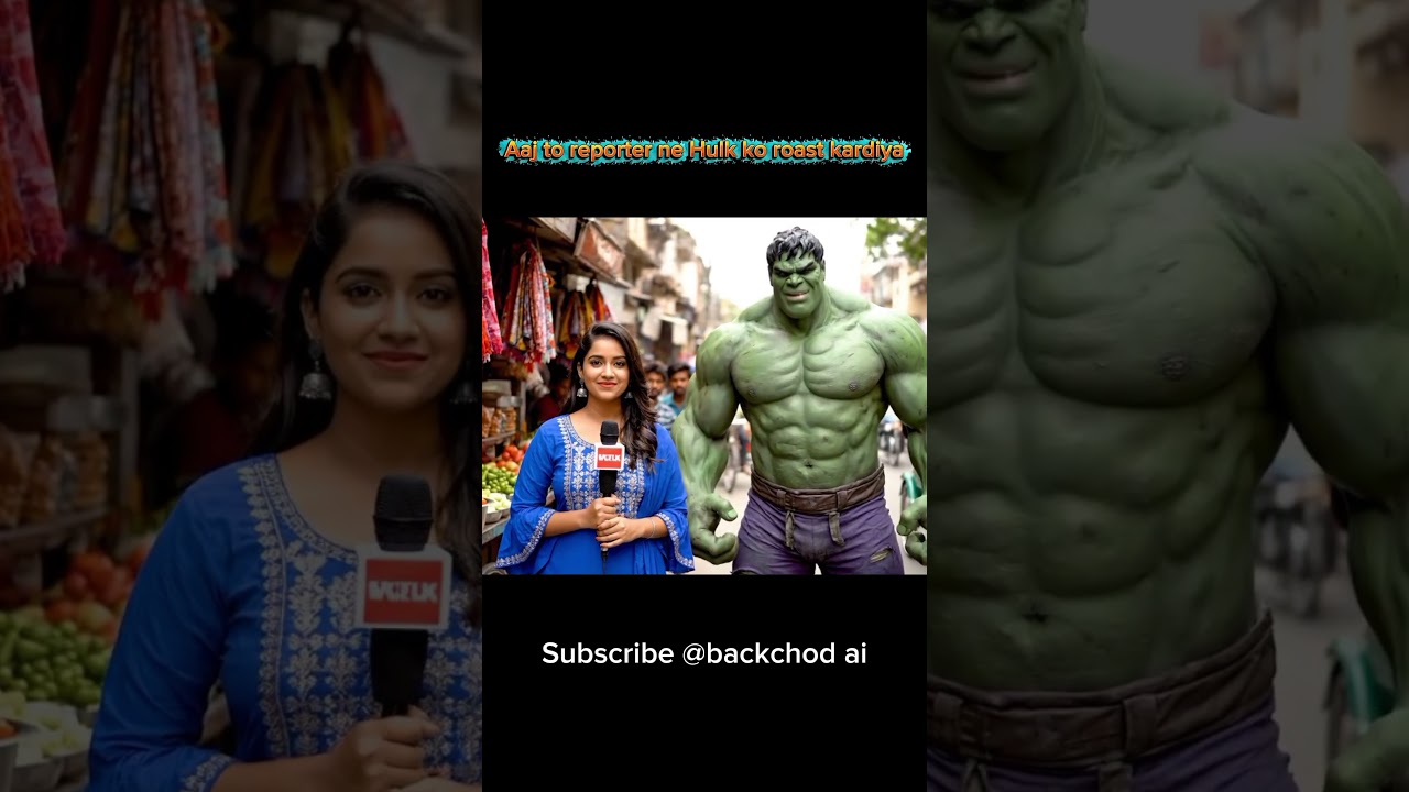 Hulk vs Reporter 🤣 ll 